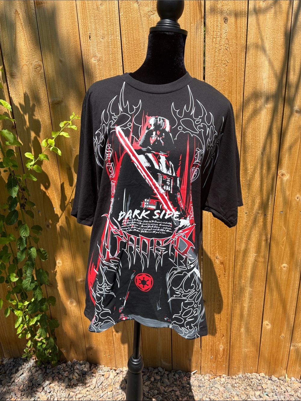 Brand New Star Wars 'Dark Side' Darth Vader Grunge Style T-Shirt